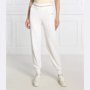 Armani Exchange Spodnie dzianinowe | Regular Fit | z dodatkiem wełny