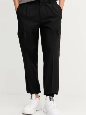 Armani Exchange spodnie męskie kolor czarny XM001208 AF12041