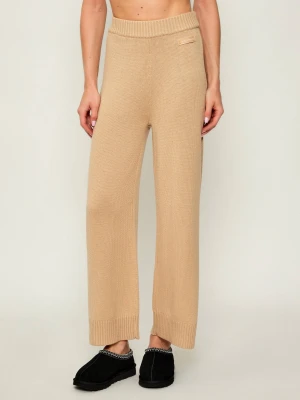 Armani Exchange Spodnie | Regular Fit | z dodatkiem wełny