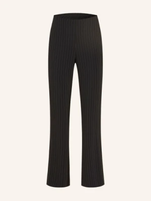 Armani Exchange Spodnie Z Materiału Typu Marlene schwarz