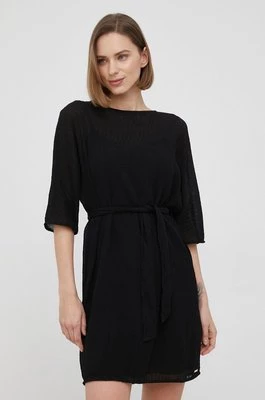 Armani Exchange sukienka 3LYA25.YN6DZ kolor czarny mini prosta