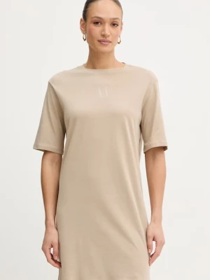 Armani Exchange sukienka bawełniana