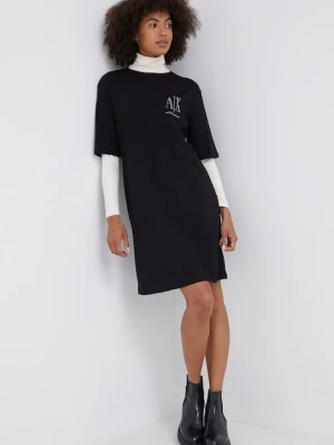 Armani Exchange - Sukienka bawełniana