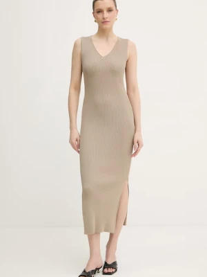 Armani Exchange sukienka bodycon z wiskozy