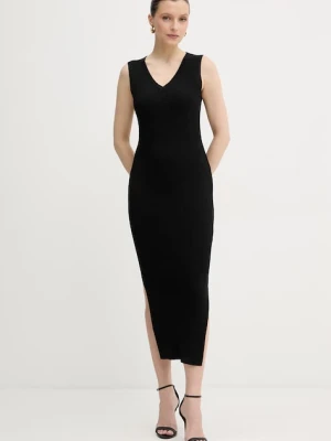 Armani Exchange sukienka bodycon z wiskozy