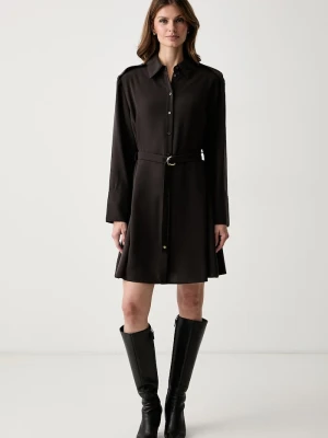 Armani Exchange sukienka brązowy