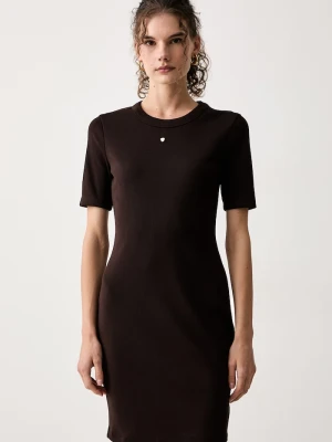 Armani Exchange sukienka brązowy