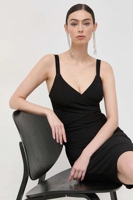 Armani Exchange sukienka kolor czarny mini dopasowana 8NYA97 YJ83Z NO