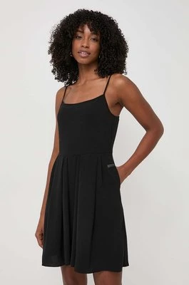 Armani Exchange sukienka kolor czarny mini rozkloszowana 3DYA31 YN1QZ