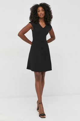 Armani Exchange sukienka kolor czarny mini rozkloszowana 8NYA95 YJ83Z NOS