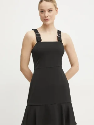 Armani Exchange sukienka kolor czarny mini rozkloszowana XW000141 AF10840