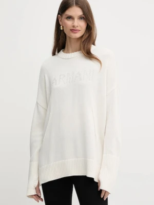 Armani Exchange sweter bawełniany damski kolor beżowy XW000760 AF16552