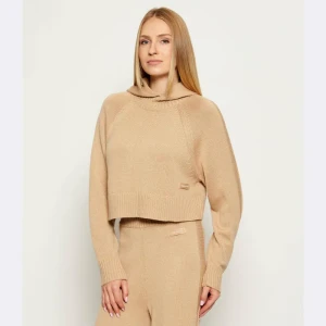Armani Exchange Sweter | Cropped Fit | z dodatkiem wełny