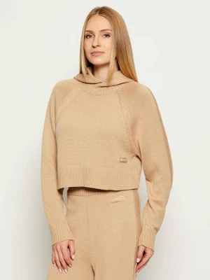 Armani Exchange Sweter | Cropped Fit | z dodatkiem wełny