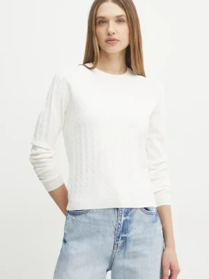 Armani Exchange sweter damski kolor beżowy lekki XW000910 AF10352