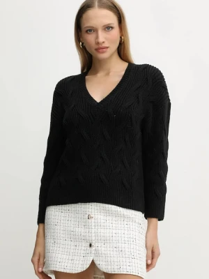 Armani Exchange sweter damski kolor czarny XW001771 AF16638