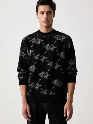 Armani Exchange sweter męski czarny