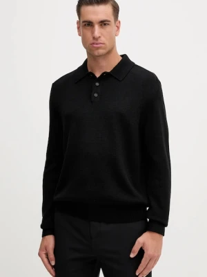 Armani Exchange sweter męski kolor czarny lekki XM001915 AF14008