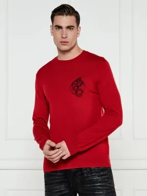 Armani Exchange Sweter | Regular Fit | z dodatkiem wełny