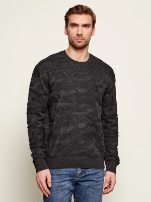 Armani Exchange Sweter | Regular Fit czarny