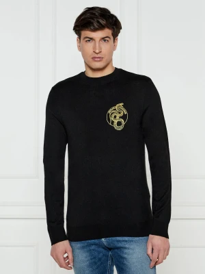 Armani Exchange Sweter | Regular Fit | z dodatkiem wełny