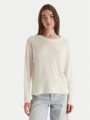 Armani Exchange Sweter XW000772 AF16602 U1003 Écru Relaxed Fit Kremowy