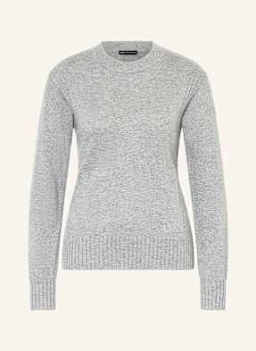 Armani Exchange Sweter Z Błyszczącą Przędzą grau