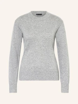 Armani Exchange Sweter Z Błyszczącą Przędzą grau