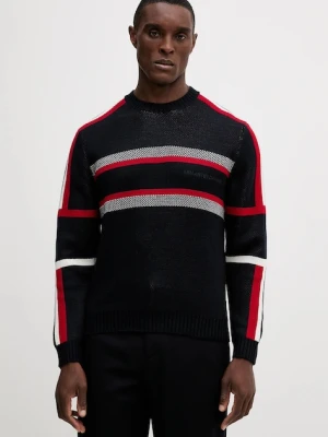 Armani Exchange sweter z dodatkiem wełny