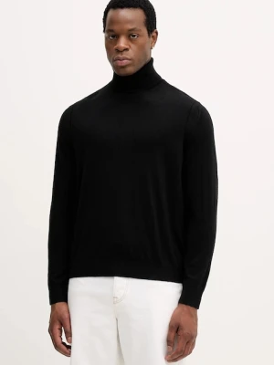 Armani Exchange sweter z dodatkiem wełny kolor czarny z golferm XM000900 AF11982