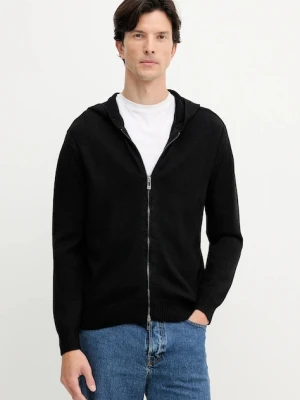 Armani Exchange sweter z dodatkiem wełny męski kolor czarny XM000905 AF14008