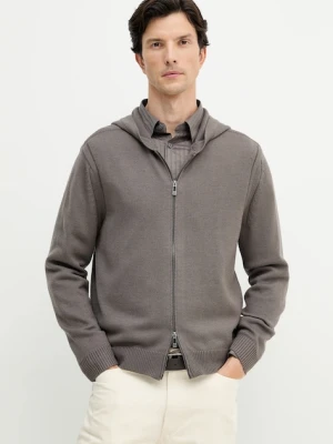 Armani Exchange sweter z dodatkiem wełny męski kolor szary XM000905 AF14008