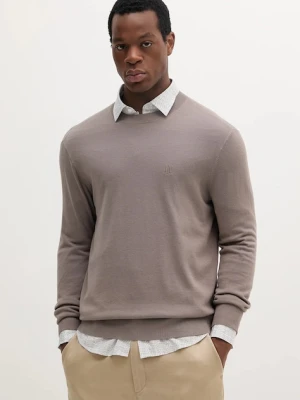 Armani Exchange sweter z domieszką jedwabiu