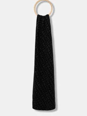 Armani Exchange szalik męski kolor czarny wzorzysty 954650 CC312
