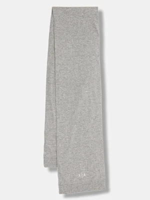 Armani Exchange szalik z dodatkiem wełny damski kolor szary XW001520 AF16181