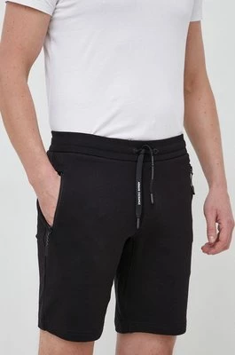 Armani Exchange szorty bawełniane męskie kolor czarny 8NZS75 ZJKRZ NOS