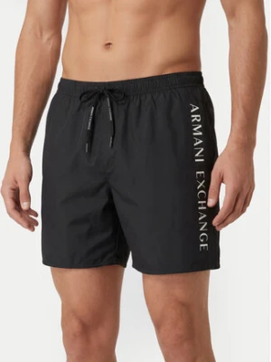 Armani Exchange Szorty kąpielowe XM000832 AF22573 UC001 Czarny Regular Fit