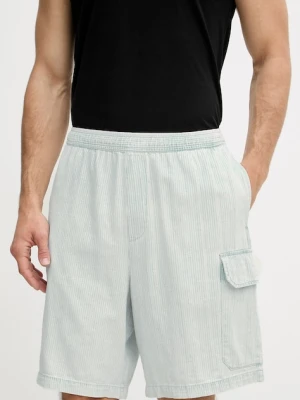 Armani Exchange szorty męskie jeansowe niebieski
