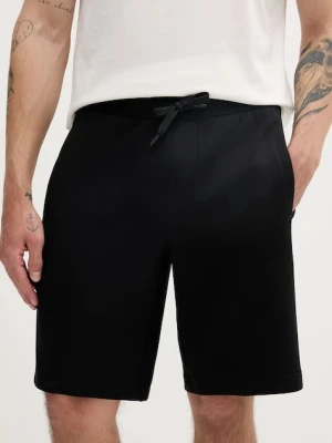 Armani Exchange szorty męskie z bawełną czarny