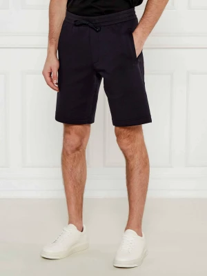 Armani Exchange Szorty | Regular Fit granatowy