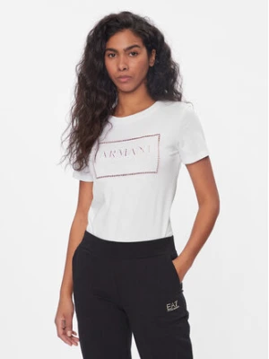 Armani Exchange T-Shirt 3DYT59 YJ3RZ 1000 Biały Regular Fit