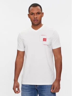 Armani Exchange T-Shirt 3DZTHP ZJE6Z 1116 Biały Regular Fit