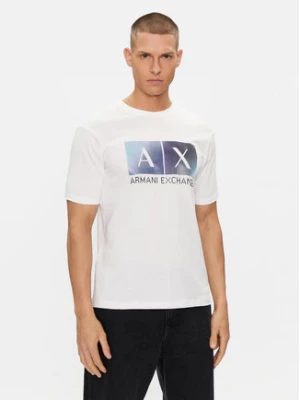 Armani Exchange T-Shirt 3DZTJB ZJBYZ 1116 Biały Regular Fit