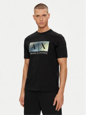 Armani Exchange T-Shirt 3DZTJB ZJBYZ 1200 Czarny Regular Fit