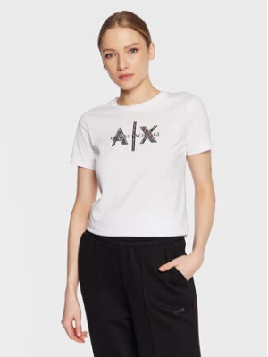 Armani Exchange T-Shirt 3RYTBQ YJG3Z 1000 Biały Regular Fit