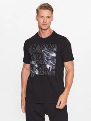Armani Exchange T-Shirt 6RZTHL ZJ8EZ 1200 Czarny Regular Fit