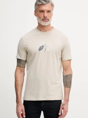 Armani Exchange t-shirt basic damski bawełniany