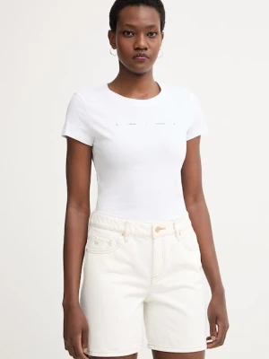 Armani Exchange T-shirt basic damski bawełniany