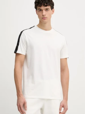 Armani Exchange T-shirt basic męski bawełniany beżowy