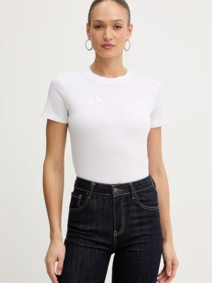 Armani Exchange t-shirt bawełniany biały